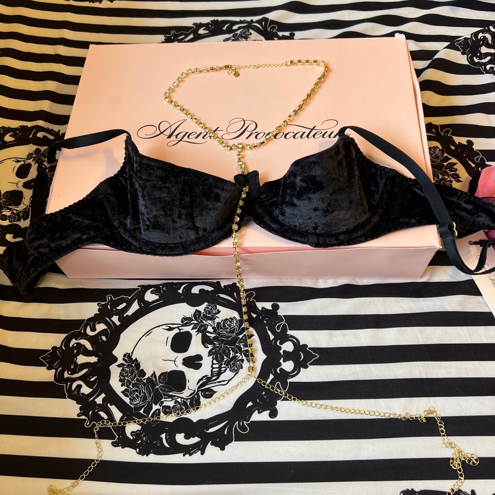 Agent Provocateur Kati Bra Black/Gold